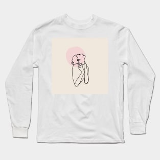 elegance line art Long Sleeve T-Shirt